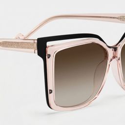 Twolla Beige Square Sunglasses4