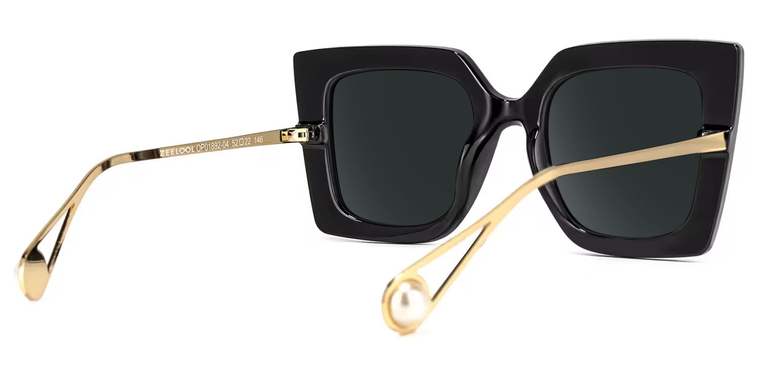 Qatar Black Square Sunglasses to Frame Your Face | ZEELOOL CA3