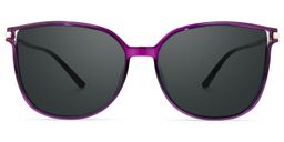 Rodz Purple Square Sunglasses0