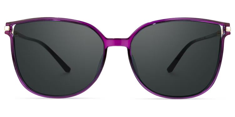 Rodz Purple Square Sunglasses
