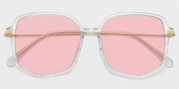 Payton Clear Geometric Sunglasses1