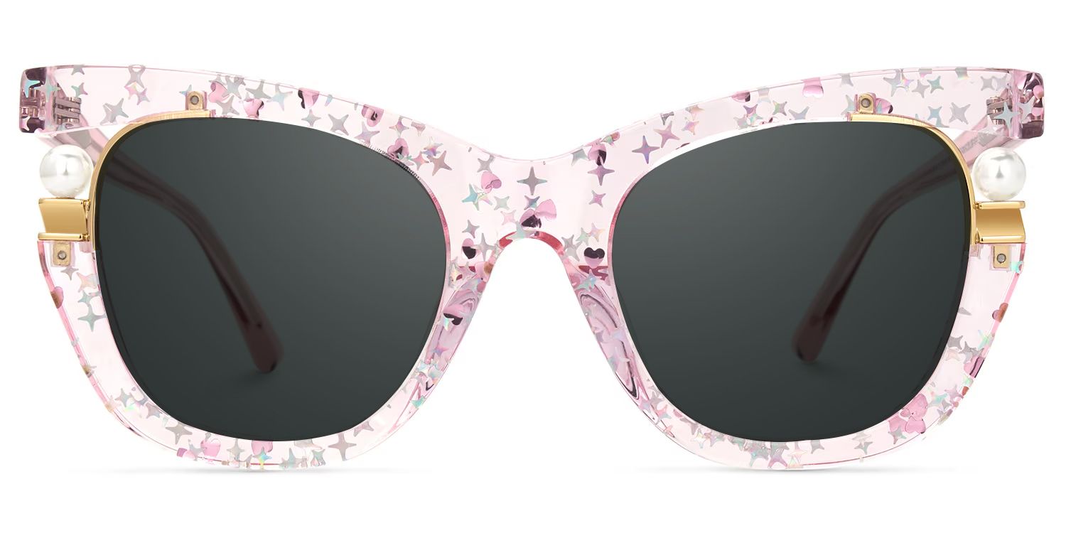Pearl Pink Cat Eye Sunglasses to Frame Your Face | ZEELOOL CA0