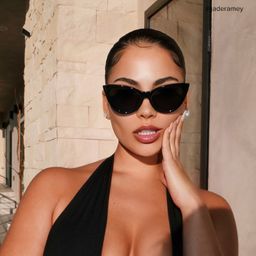 Marilyn Black Cat eye Sunglasses5