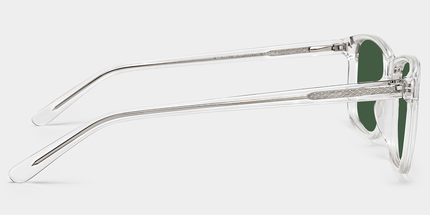 Connie Rectangle Sunglasses with Acetate Clear Frames | ZEELOOL CA3