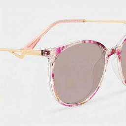 Chanty Pink Round Sunglasses4