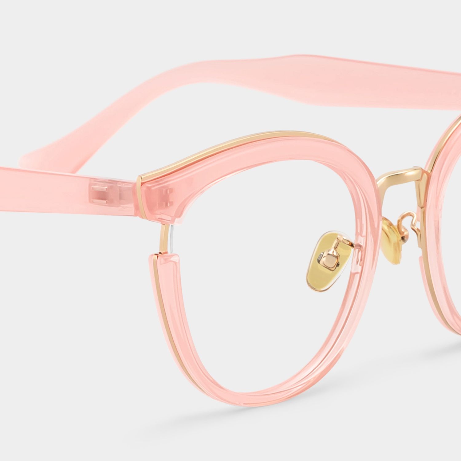 Eleanore Cat Eye Pink Frame Glasses | ZEELOOL Canada4