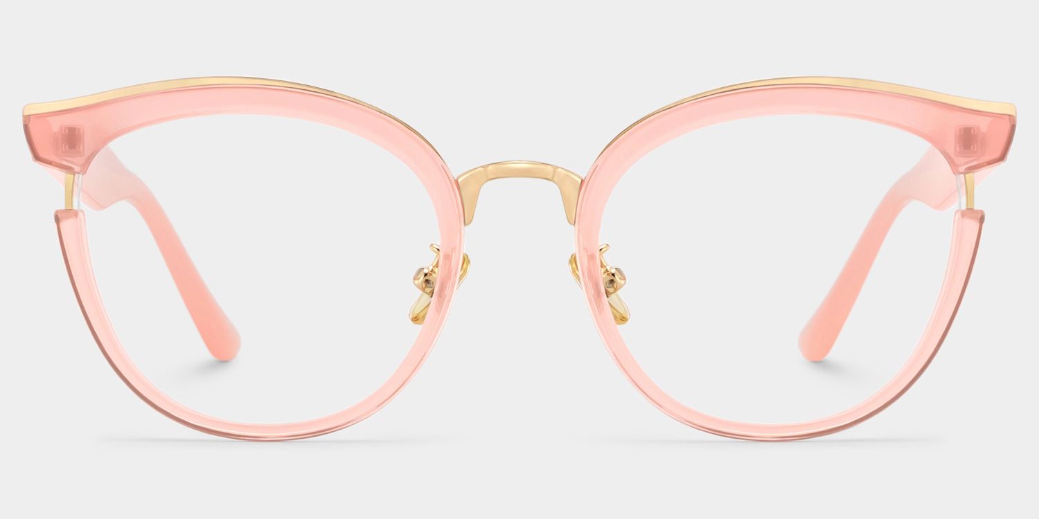 Eleanore Cat Eye Pink Frame Glasses | ZEELOOL Canada0