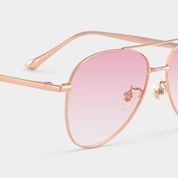 Cher Rose Gold Aviator Sunglasses5