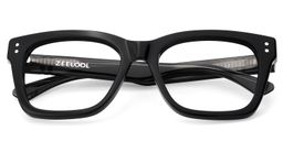 Gaydeh Black Rectangle Glasses2