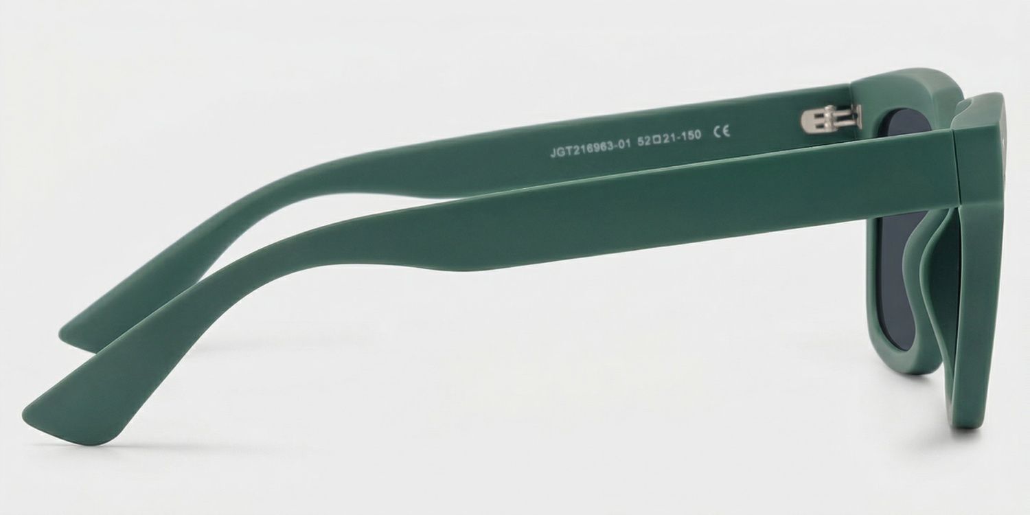 Liizbeett Square Green Full Rim Sunglasses | ZEELOOL CA3