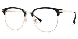 Naranjo Black Browline Glasses3