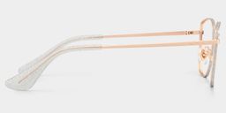 Skyler Rose Gold Butterfly Glasses3