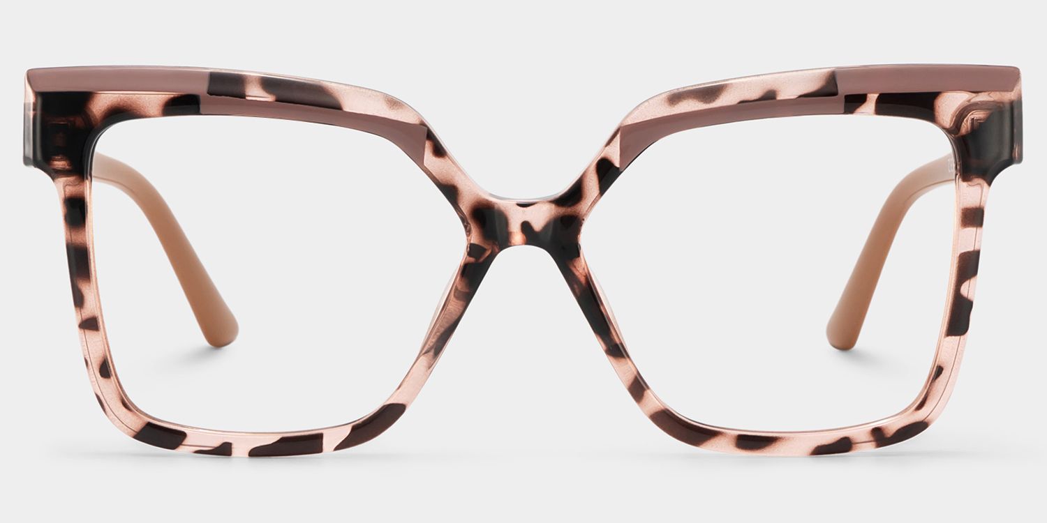 Square Eboney Tortoise Frame Glasses Deals -Zeelool Optical2
