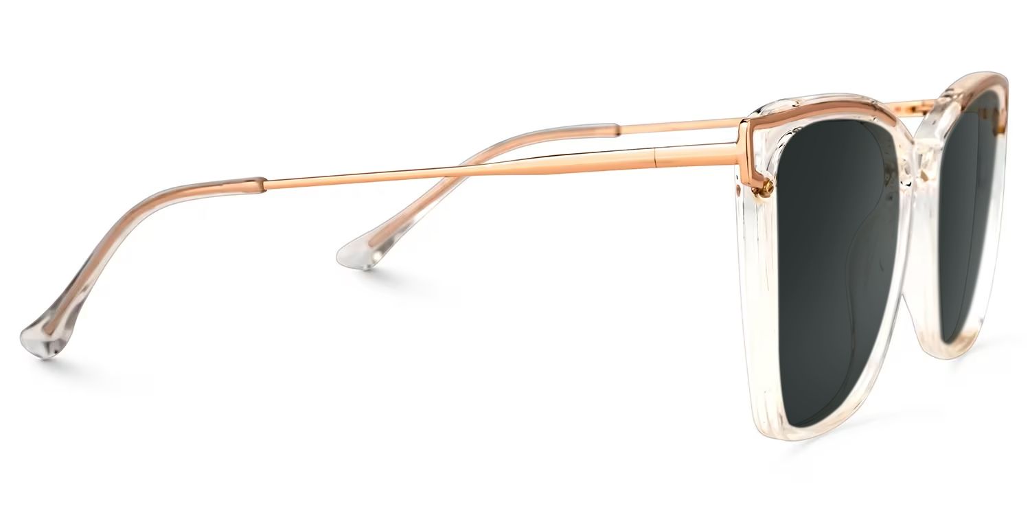 Krystle Square Clear Full Rim Sunglasses | ZEELOOL CA2