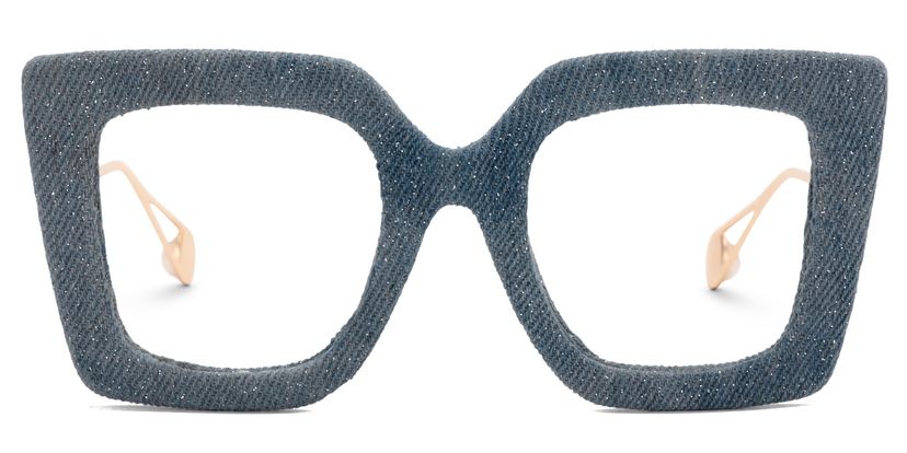Latanya Blue Square Glasses