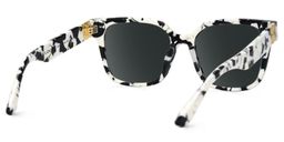 Kerri Cow Print Square Sunglasses3
