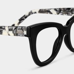Yaser Black Cat eye Glasses5
