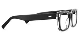 Fayssel Black Rectangle Glasses4