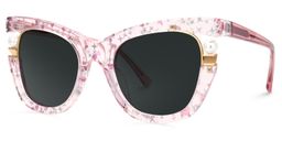 Pearl Pink Cat eye Sunglasses1