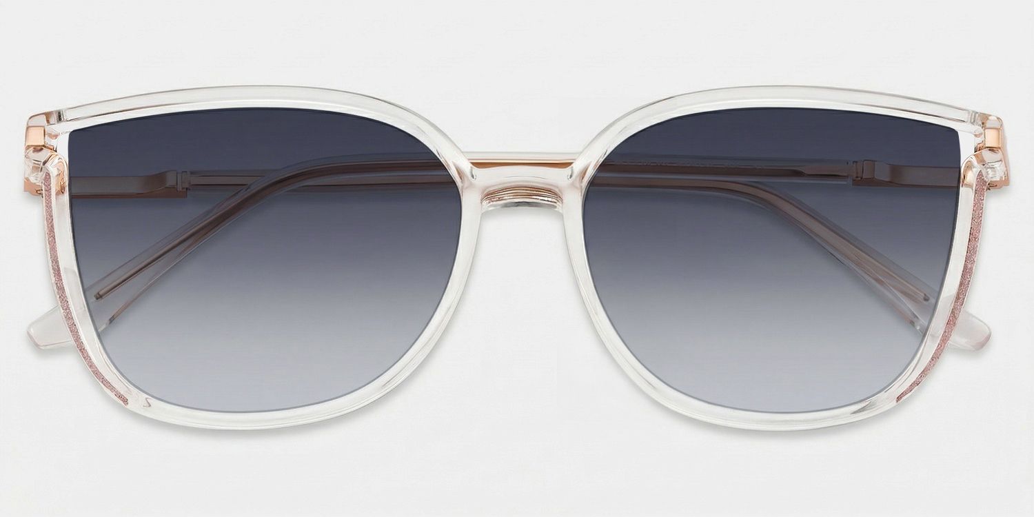 Rodz Square Clear Full Rim Sunglasses | ZEELOOL CA1