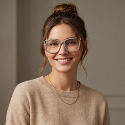 Sidibe Khaki Square Glasses5