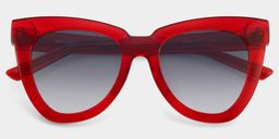 Yaser Red Cat eye Sunglasses1