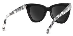 Yaser Black Cat eye Sunglasses4