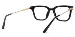 Kellie Black Rectangle Glasses3