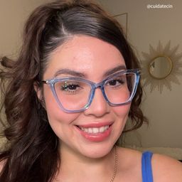 Hilary Blue Butterfly Glasses12