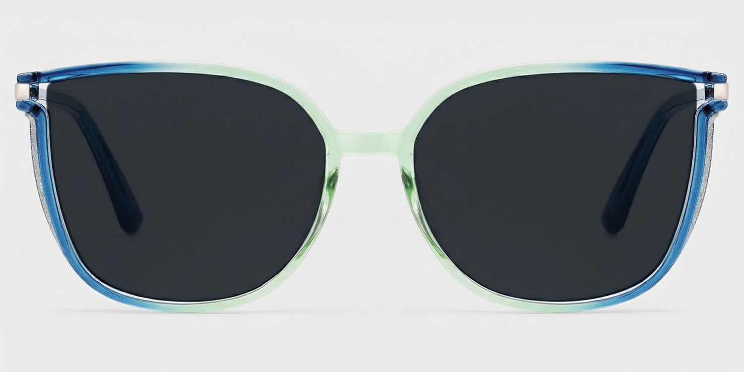 Rodz Tr90 Blue-Green Frame Sunglasses | ZEELOOL CA0