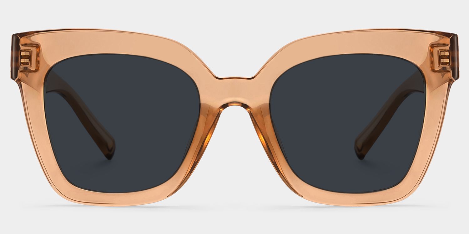 Malcolm Square Beige Sunglasses for Women & Men | ZEELOOL CA0