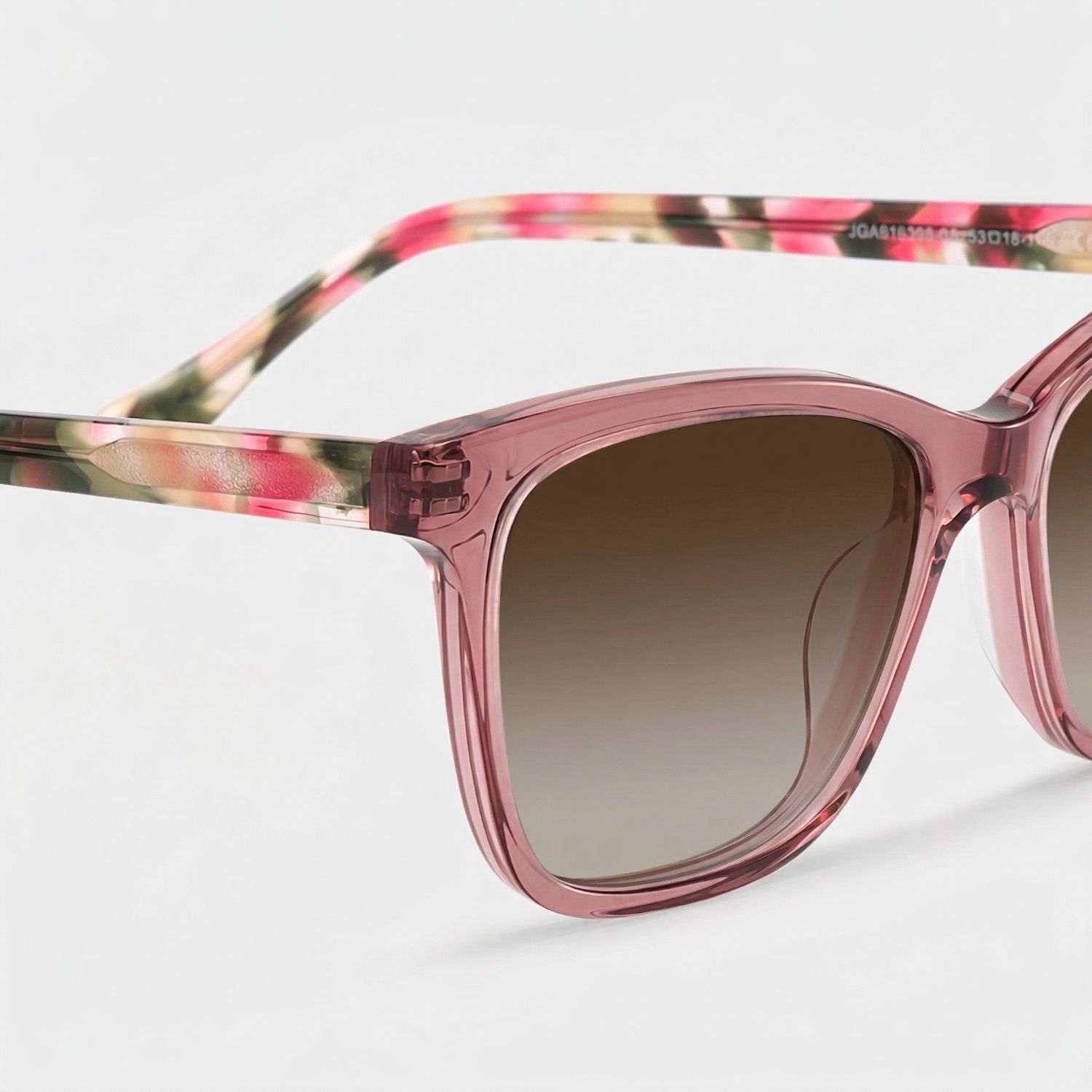 Faith Rectangle Pink Sunglasses for Women & Men | ZEELOOL CA4
