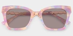 Darlyn Pink Cat eye Sunglasses1
