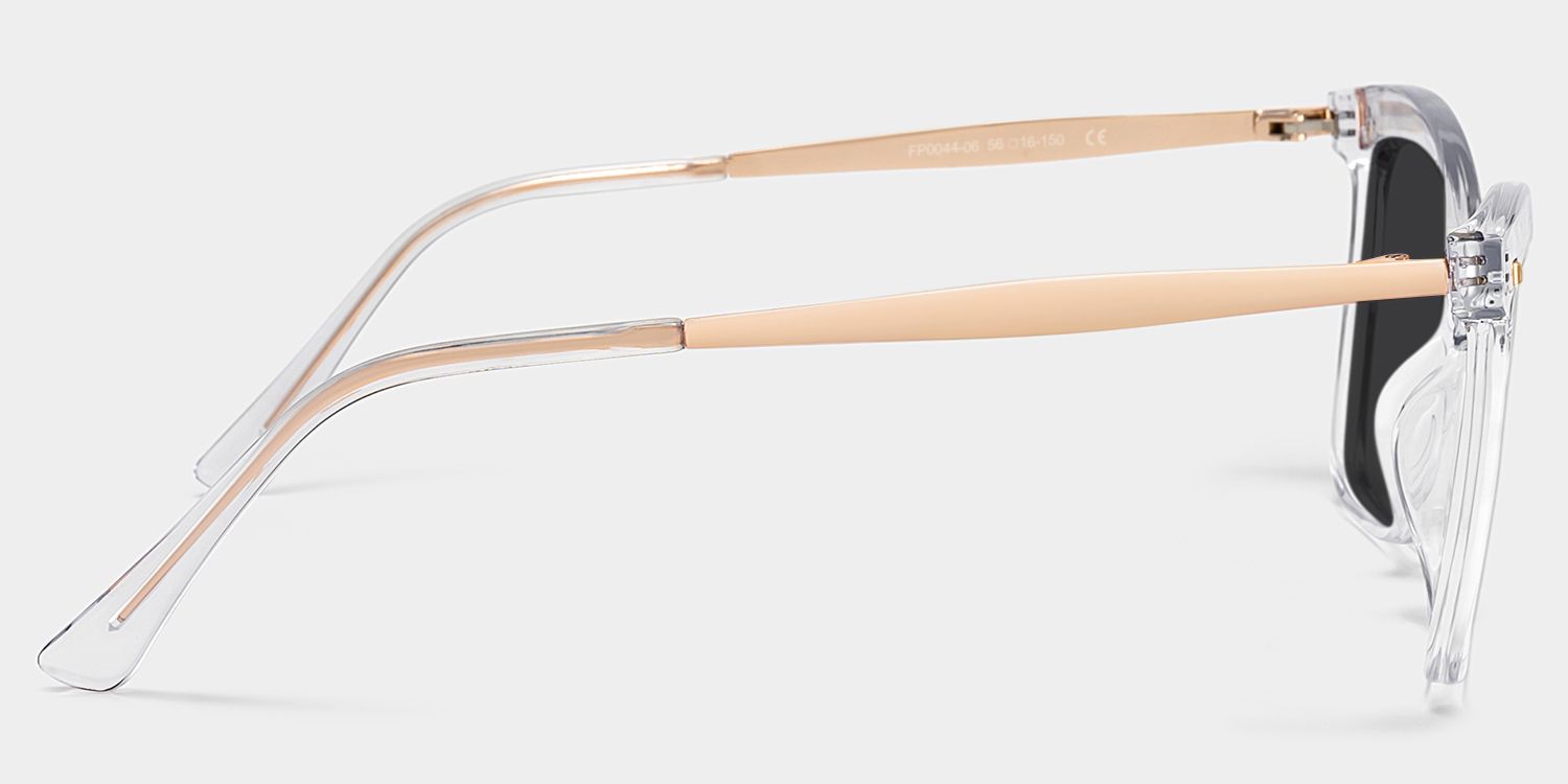 Isaebella Clear Butterfly Polarized Sunglasses for Driving | ZEELOOL CA3