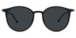 Gamble Black Round Sunglasses0