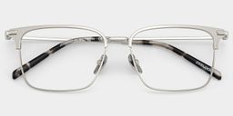 Maxwell Silver Browline Glasses1