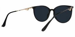 Chanty Black Round Sunglasses3