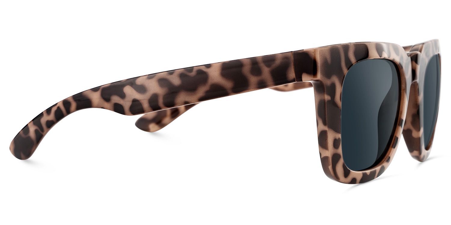 Clea Tortoise Rectangle Polarized Sunglasses for Driving | ZEELOOL CA3