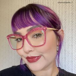 Isaebella Bright-Pink Butterfly Glasses6