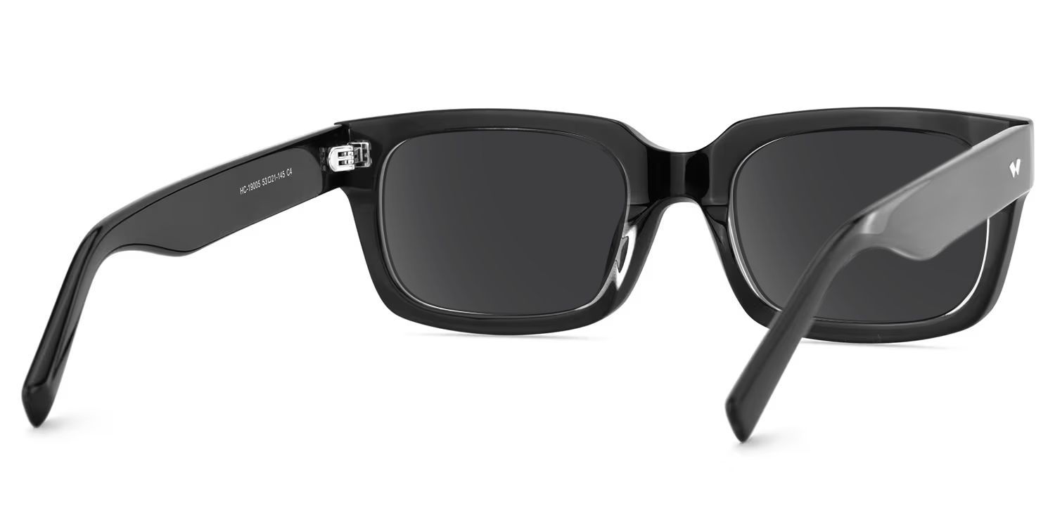 Fayssel Acetate Black Frame Sunglasses | ZEELOOL CA4