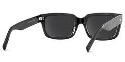 Fayssel Black Rectangle Sunglasses4