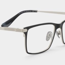 Alexander Black Rectangle Glasses5