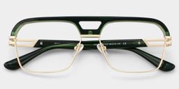 Griff Green Aviator Glasses2
