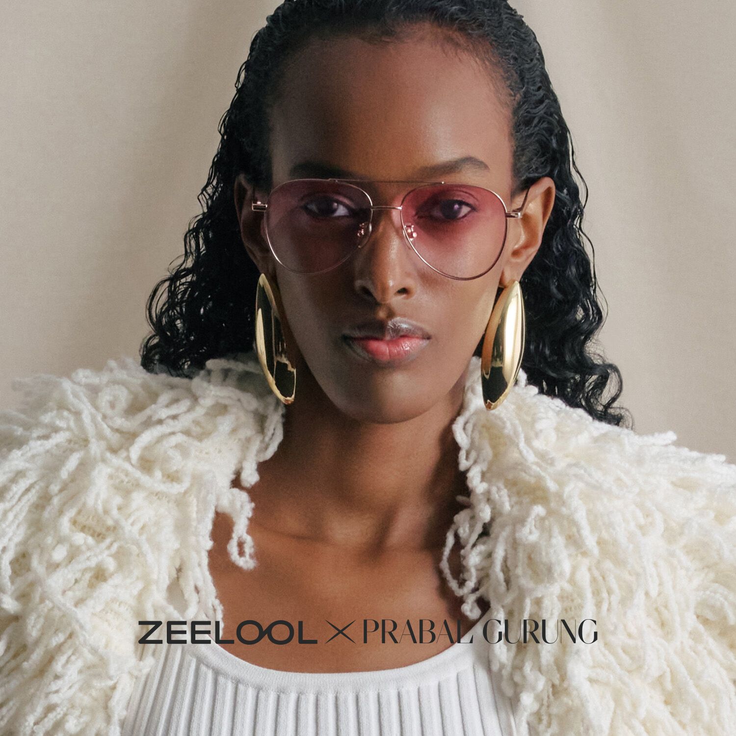 Cher Metal Rose Gold Frame Sunglasses | ZEELOOL CA0