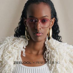 Cher Rose Gold Aviator Sunglasses0
