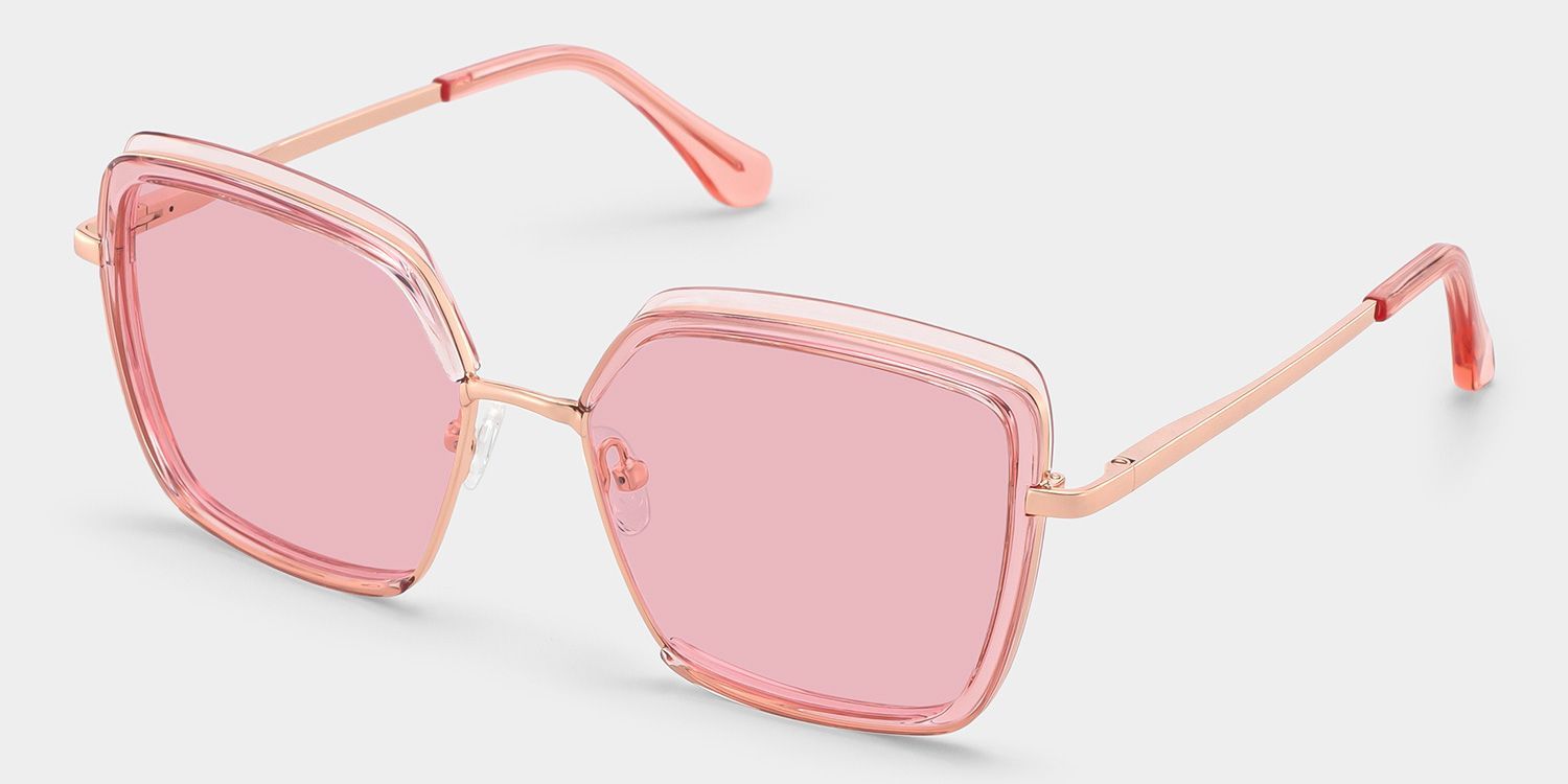 Cordaro Pink Square Sunglasses to Frame Your Face | ZEELOOL CA2