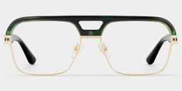 Griff Green Aviator Glasses1