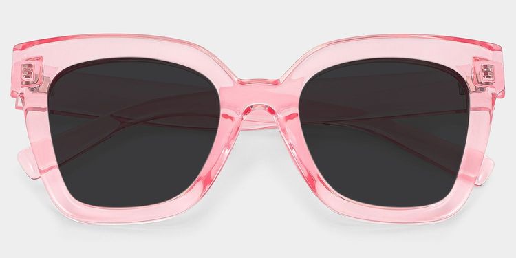 Malcolm Pink Square Sunglasses