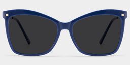 Isaebella Blue Butterfly Sunglasses0