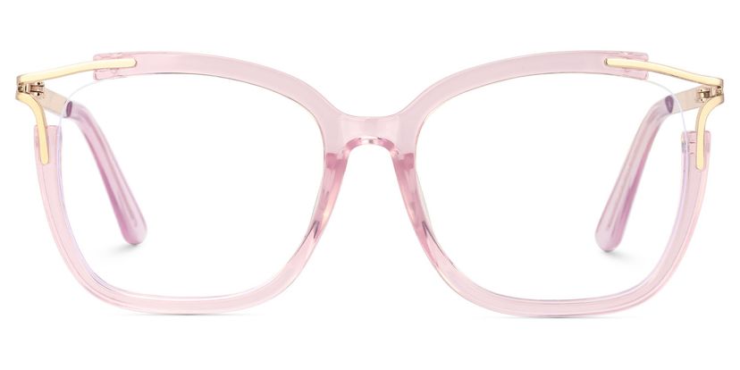 Sidibe Pink Square Glasses